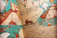 Sketchbook detail, Caoimhghin O'Fraithile